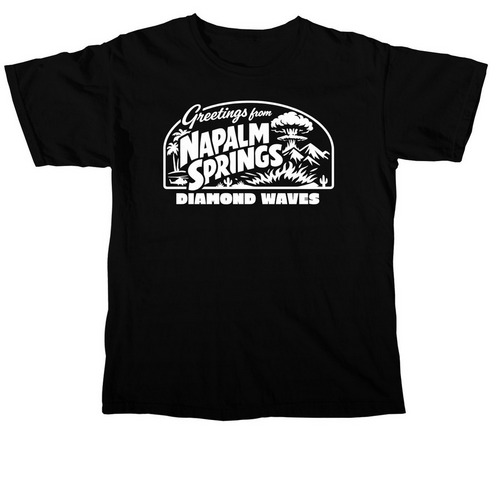 Napalm Springs Tee, a Black Comfort Colors Unisex Tee