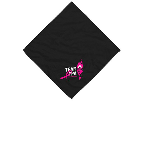 Team TPA NYC Marathon '25 Torch | Cotton, a Black Cotton Bandana
