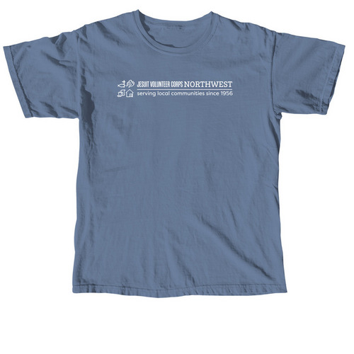 Courage at the Core - White, a Blue Jean Comfort Colors Unisex Tee