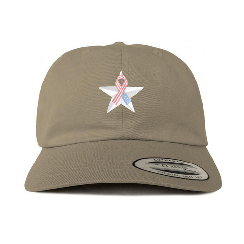 LN Fund Star Hats, a Khaki Printed Classic Baseball Cap