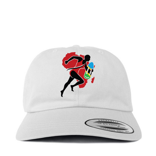 Women's White Cap, a White Printed Classic Baseball Cap