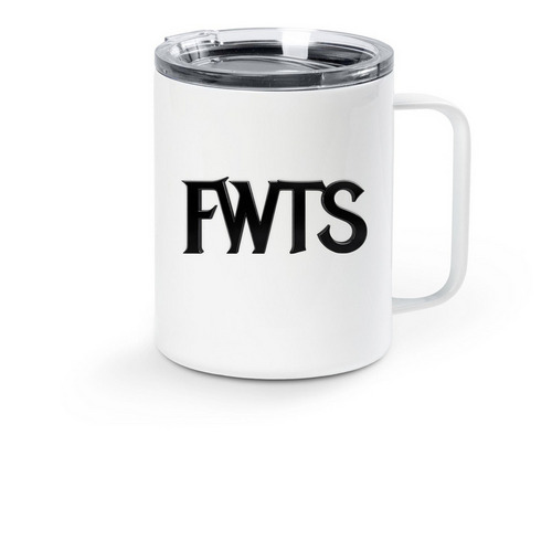 Take Your Freak 2 Go, a White Stainless Steel Travel Mug