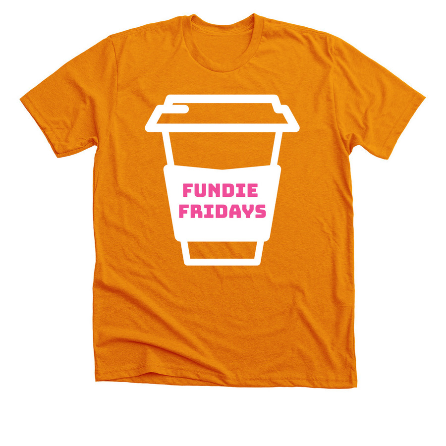 Dunking Darling (abortion fundraiser), a Heather Orange Premium Unisex Tee