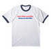 Red, White & Blue&nbsp;, a White/ Navy Cotton Ringer Tee