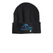 Rapids Hats, a Heather Charcoal Printed Cuffed Beanie