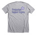PSVa Volunteer Tee, a Athletic Heather Premium Unisex Tee (back-view)