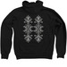 Wi Bugs, a Black Zip Up Hoodie (back-view)