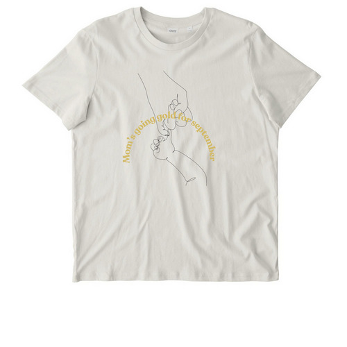 Mom?s going gold for September, a Natural Raw Stanley/Stella Unisex Crafter Tee