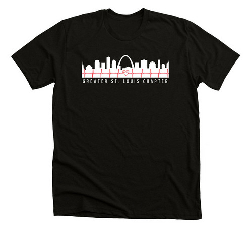 Greater St. Louis Chapter&nbsp;, a Solid Black Blend Premium Unisex Tee