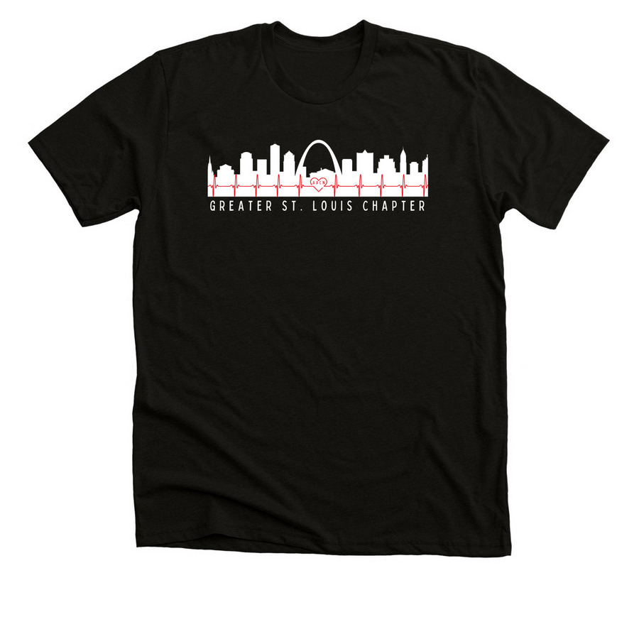 Greater St. Louis Chapter&nbsp;, a Solid Black Blend Premium Unisex Tee