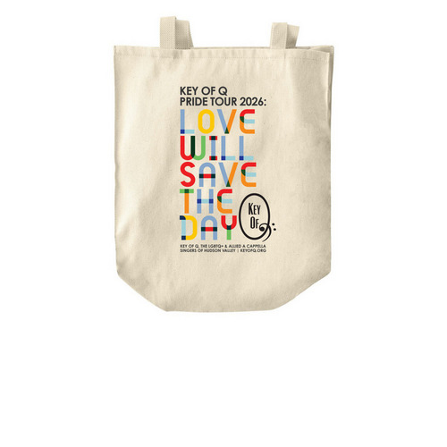 Pride 2026 Tour Totes, a Natural Over-the-Shoulder Shopping Tote Bag