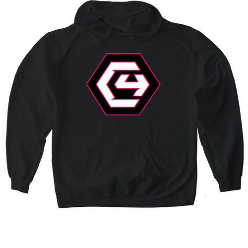 C4 Logo Tops, a Black Gildan Softstyle Pullover Hoodie