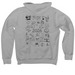 Black Logo with 2026 Artwork on Back, a Athletic Heather Premium Pullover Hoodie (back-view)