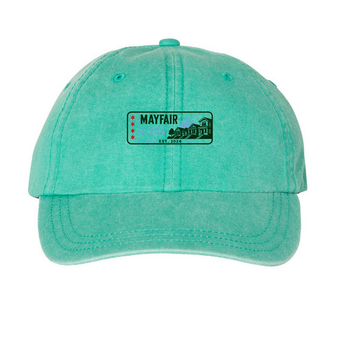 MSS Hats, a Seafoam Printed Pigment Dye Baseball Cap