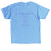 LGBTQ Pride 2025-The T is Not Silent!, a Carolina Blue Classic Unisex Tee (back-view)