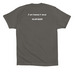 Be Daniel?s Voice, a Asphalt Premium Cotton Tee (back-view)