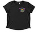 Canine Cardio Hawaii, a Space Black Allmade Eco Triblend Women?s Scoop Neck Tee