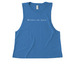 Follow the Spark., a Azure Blue Allmade Eco Triblend Women?s Muscle Tank