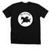 Kids On Kerth Bat Goat, a Solid Black Blend Premium Unisex Tee
