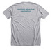 Less Pain. More Love. (blue), a Athletic Heather Premium Unisex Tee (back-view)