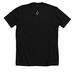 "Bam Bam" Barham, a Solid Black Blend Premium Unisex Tee (back-view)