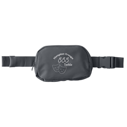 The Techie Bag, a Storm Grey Matte Hip Pack