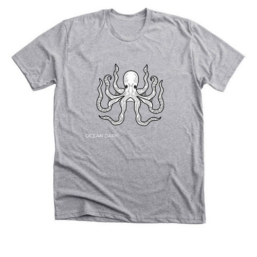 Octopus, a Athletic Heather Premium Unisex Tee