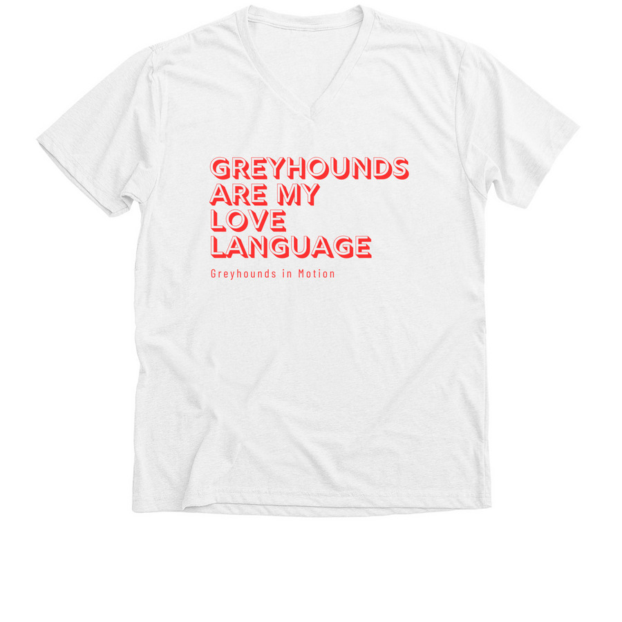 Fur-ever Valentine #4, a Solid White Blend Premium V-Neck Tee