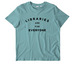 LIBRARIES ARE FOR EVERYONE, a Teal Monstera Stanley/Stella Unisex Crafter Tee