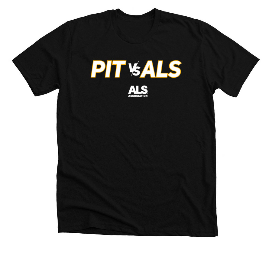PIT vs ALS, a Solid Black Blend Premium Unisex Tee