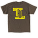 Brown Shirt, a Dark Chocolate Classic Unisex Tee (back-view)