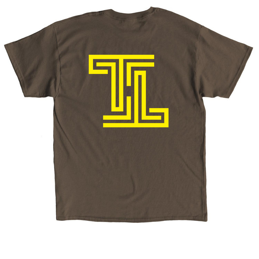 Brown Shirt, a Dark Chocolate Classic Unisex Tee (back-view)