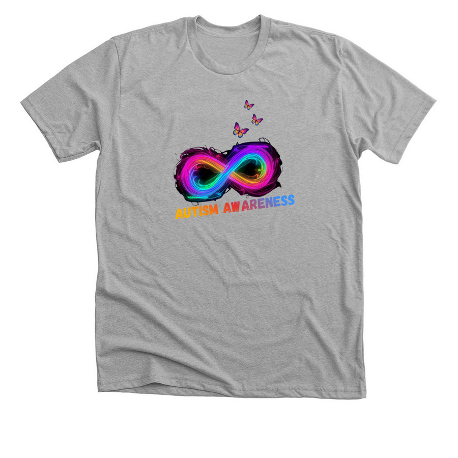 Autism Awareness, a Athletic Heather Premium Unisex Tee