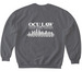 TX Legal Sweatshirt, a Charcoal Softstyle Crewneck Sweatshirt (back-view)