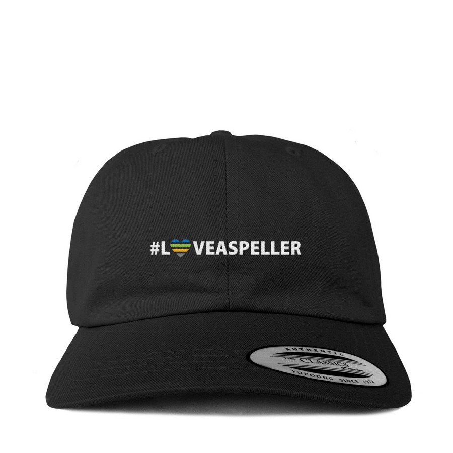 #Love A Speller, a Black Classic Baseball Cap