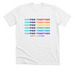 HAPpier Together Slogan PRIDE (Light), a Solid White Blend Premium Unisex Tee