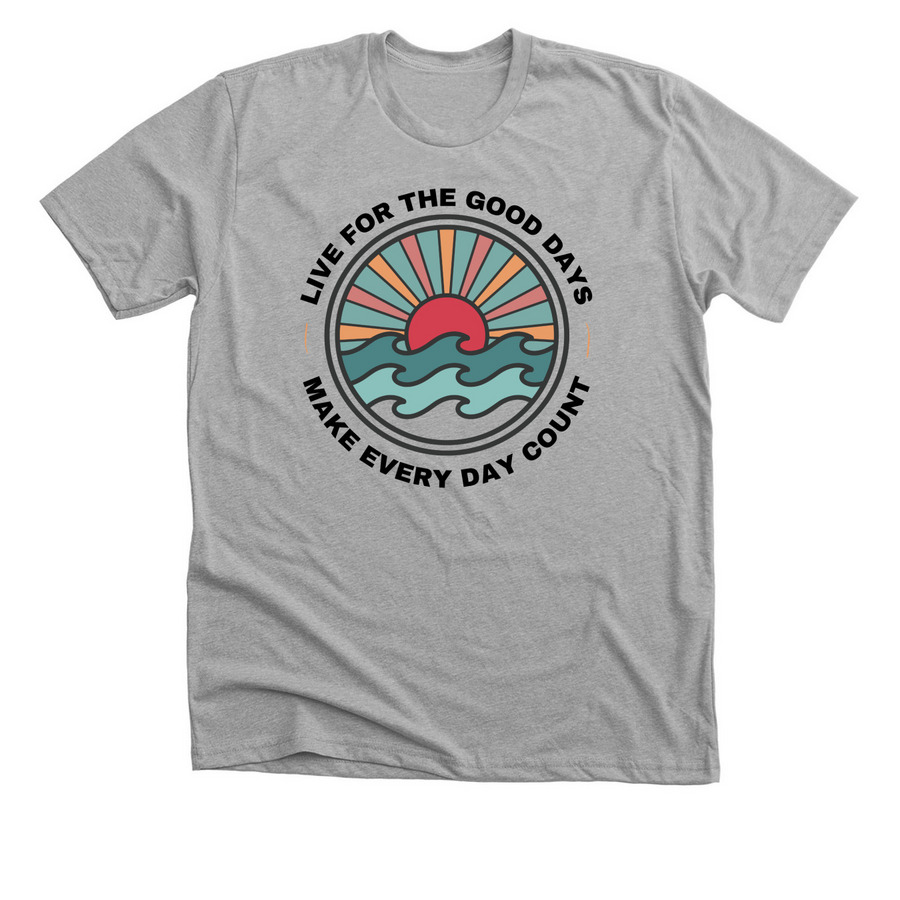 Short Sleeve, Long Sleeve, Sweatshirt, a Athletic Heather Premium Unisex Tee
