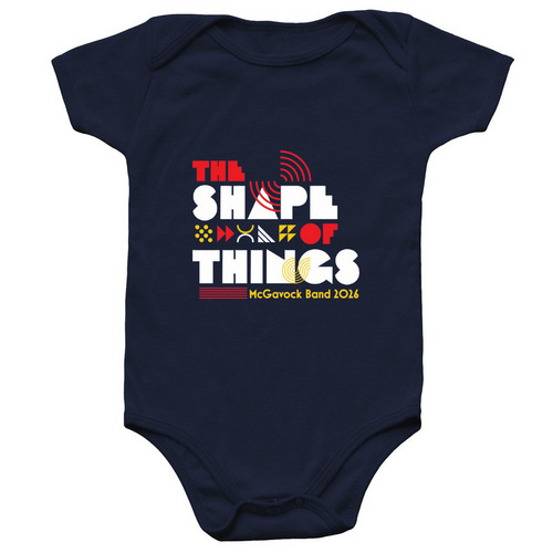 McGavock Marching Band 2026 Theme, a Navy Infant Onesie