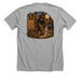 FOP Bigfoot, a Athletic Heather Premium Unisex Tee (back-view)