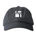 Logo Cap, a Charcoal Printed Eco Baseball Cap