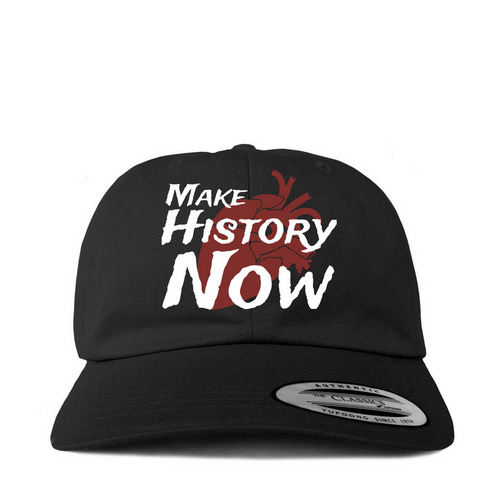 Make History Now, a Black Printed Classic Baseball Cap