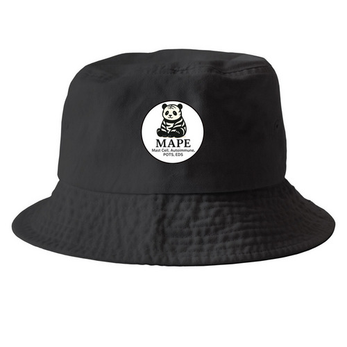 MAPE OFFICIAL BUCKET HAT, a Black Printed Bucket Hat