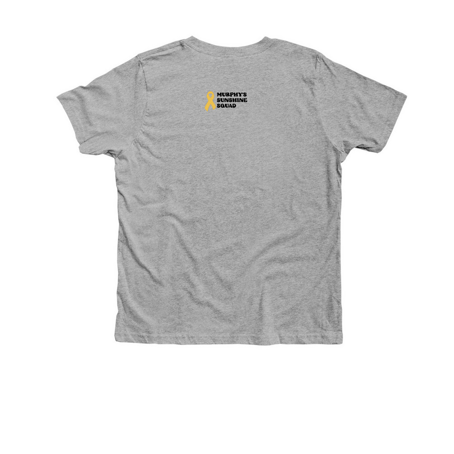 Mighty Murphy | Adult & Youth Styles, a Athletic Heather Premium Youth Tee (back-view)