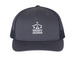 Hats, a Ombre Blue/ Navy Printed Five-Panel Trucker Cap