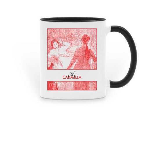 Illustration Mug, a Black Two-Tone Ceramic Mug