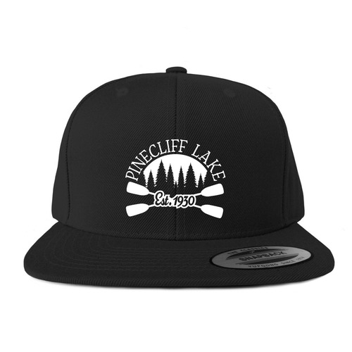Pinecliff Lake 2021 Hats, a Black Snapback Hat