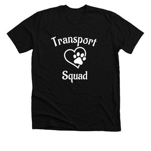 New Transporter Shirt, a Solid Black Blend Premium Unisex Tee