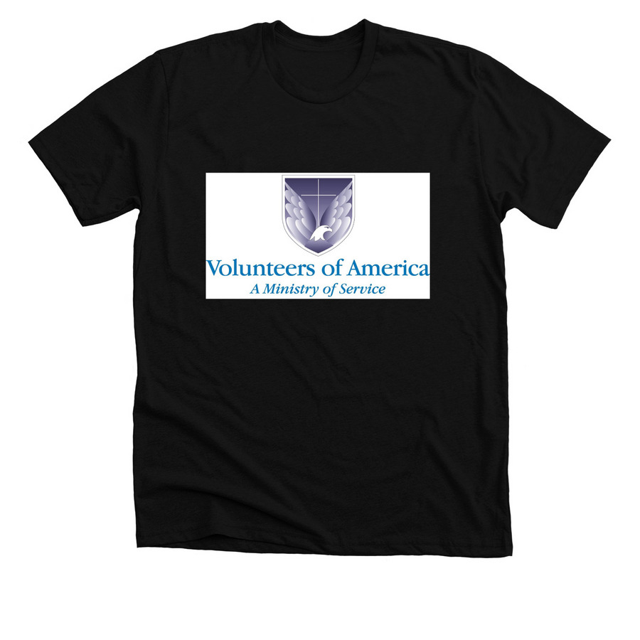 Ministry of Service, a Solid Black Blend Premium Unisex Tee