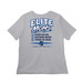 Florida Elite Moms - Light, a Solid Athletic Grey Women?s Relaxed Cotton Tee (back-view)