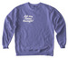 Flossing Is Self Care, a Violet Comfort Colors Crewneck Sweatshirt